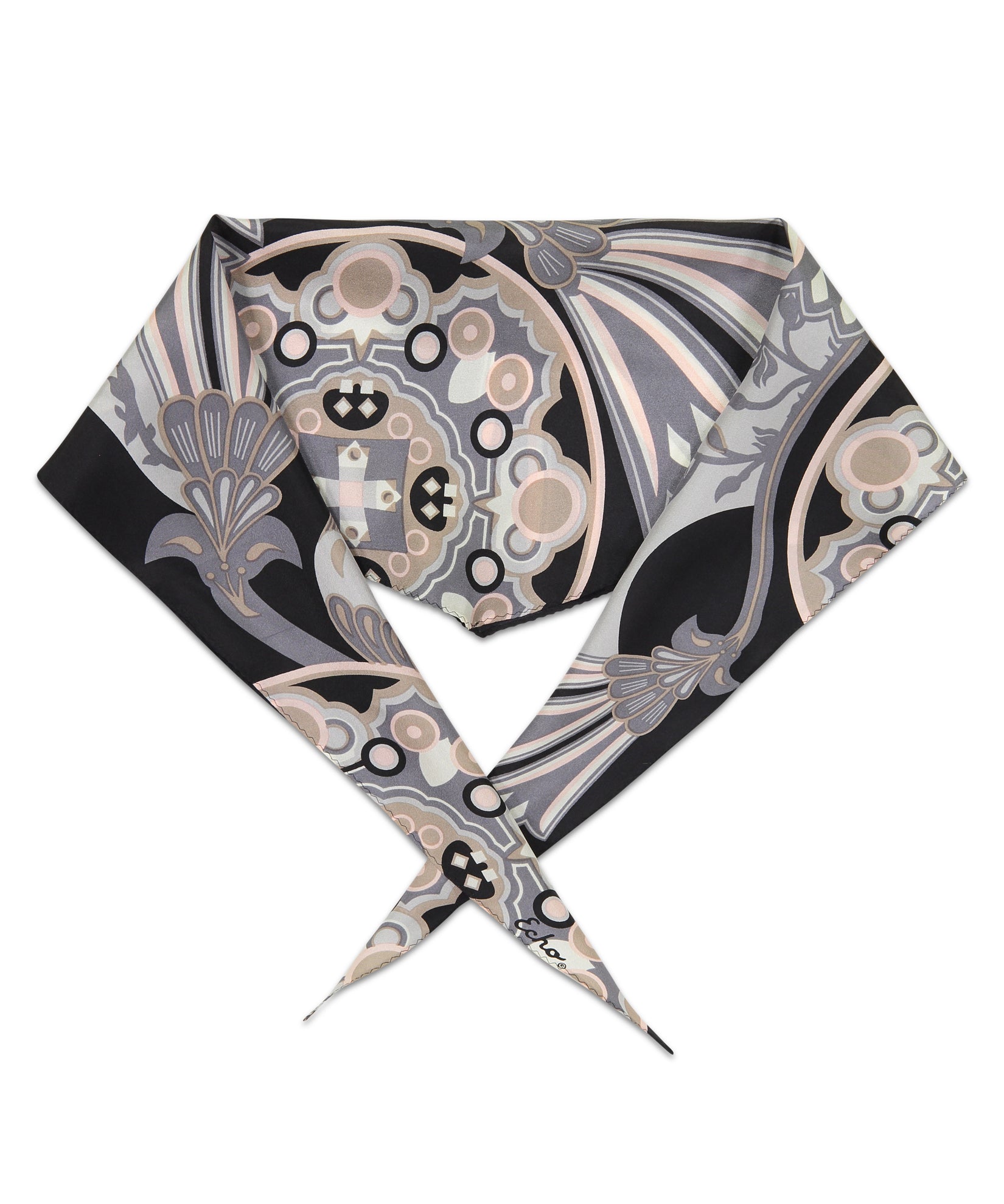Tiger Lily Silk Diamond in color Black