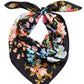 Flourish Silk Square in color Black