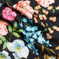 Flourish Silk Square in color Black
