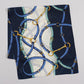 Status Belt Silk Oblong in color Blue Spruce