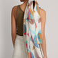 Fish Pareo Wrap in color White