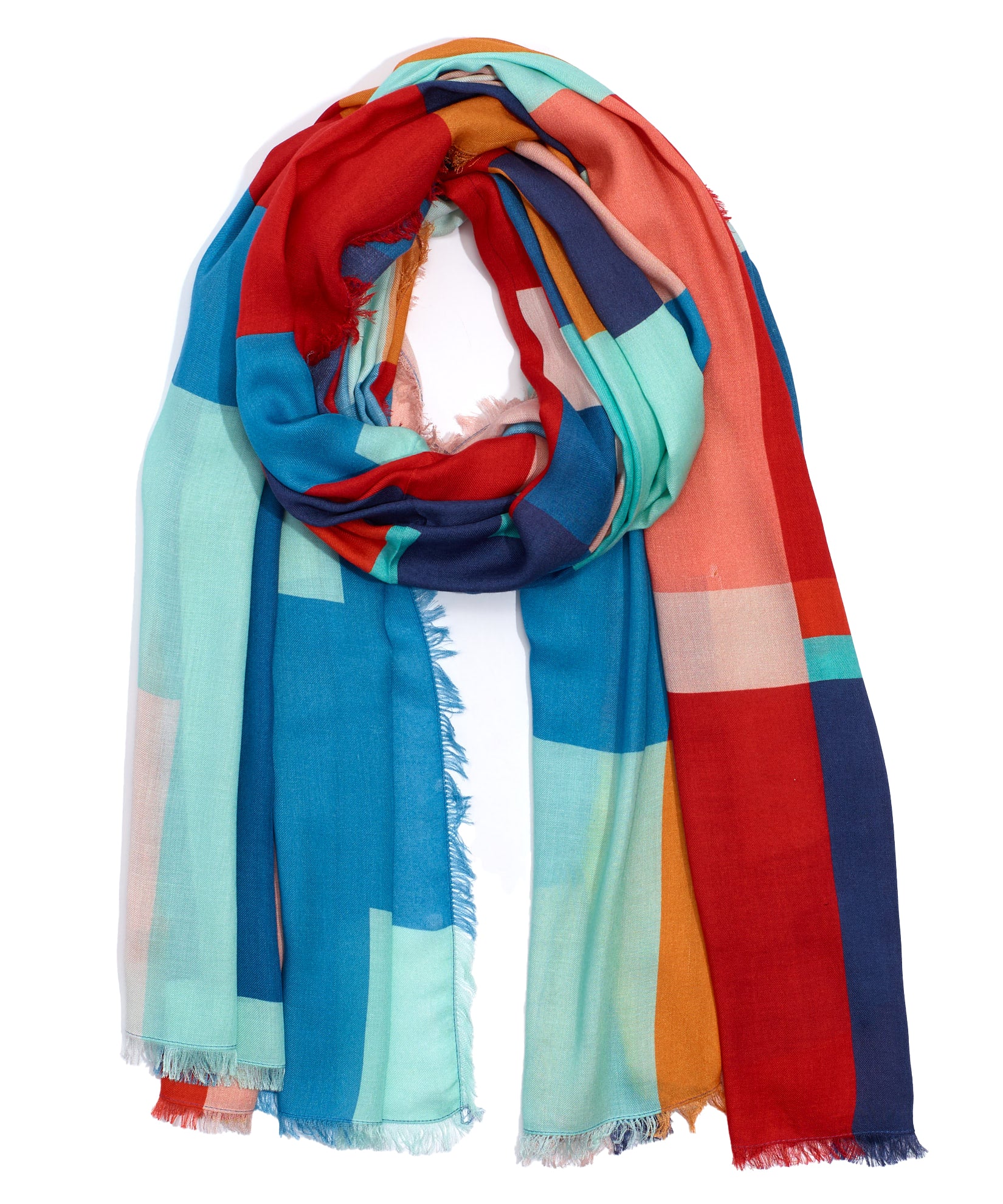 Flat Blocks Wrap in color Multi