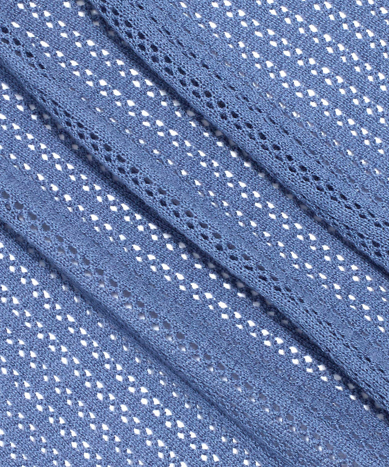 Netting Stitch Wrap in color Infinity Blue