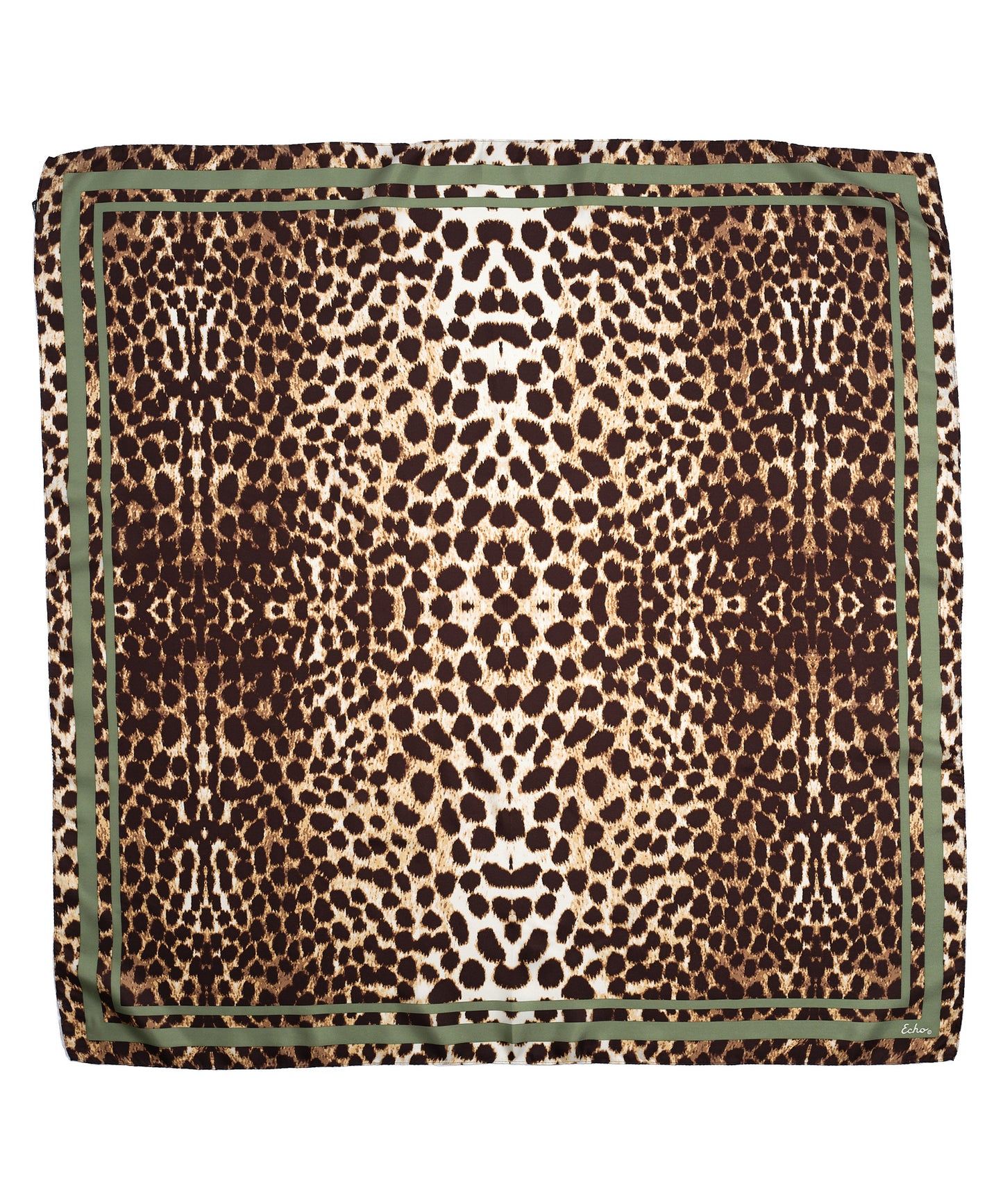 Leopard Silk Square in color Natural