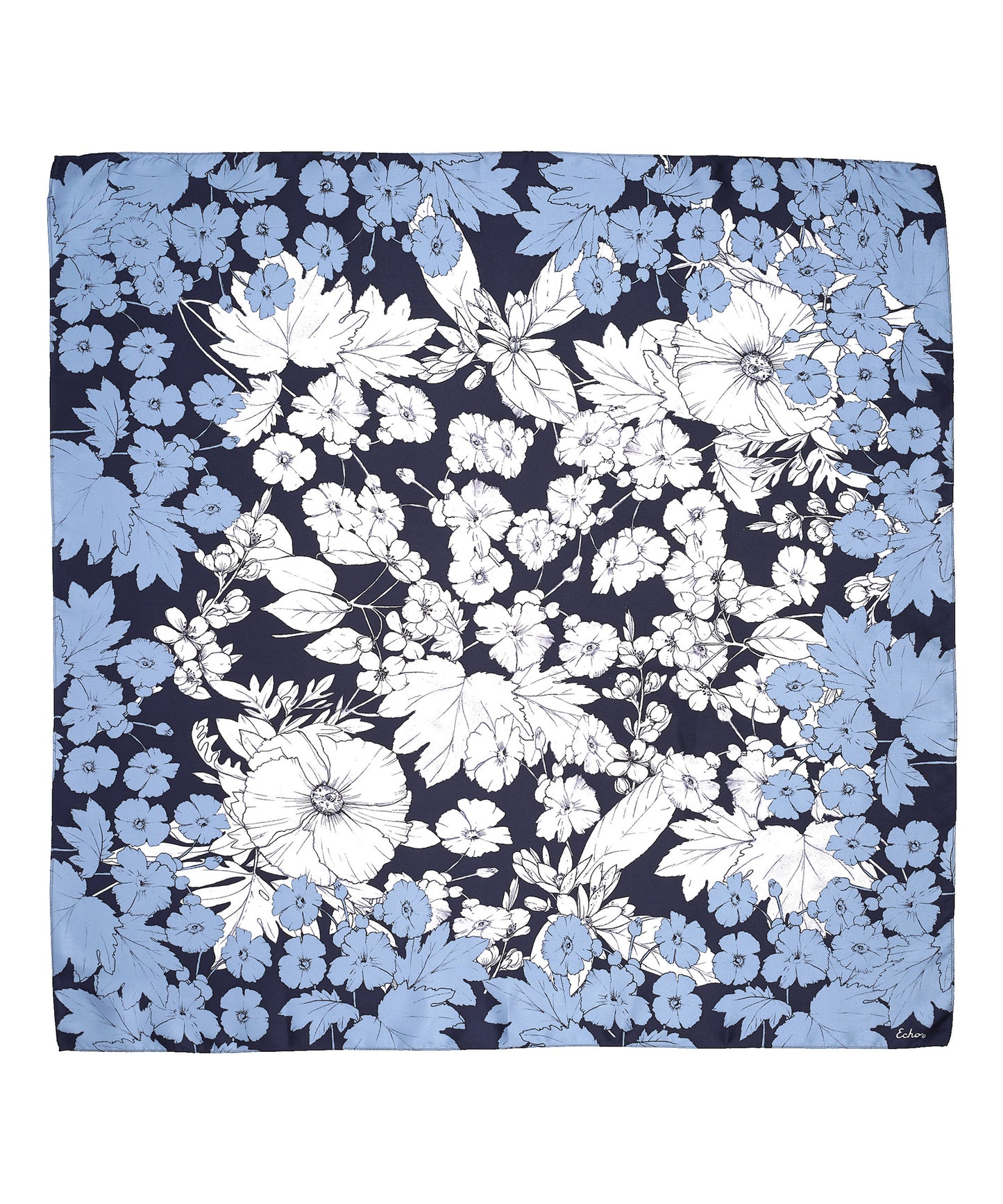 Floral Forest 35" Silk Square