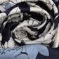 Floral Forest Silk Square in color Navy