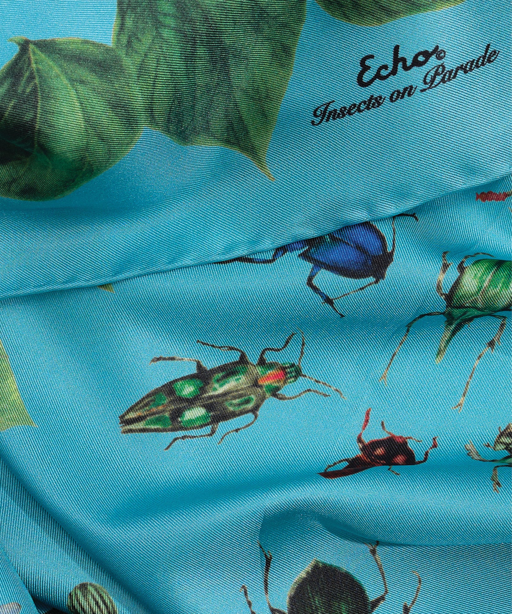 Insects On Parade in color Bright Turquoise