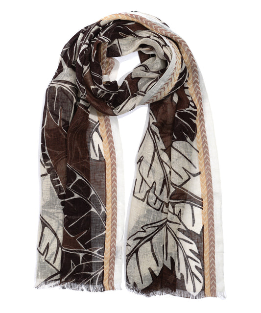 Louis Vuitton Leopard Brown Scarves & Wraps for Women for sale
