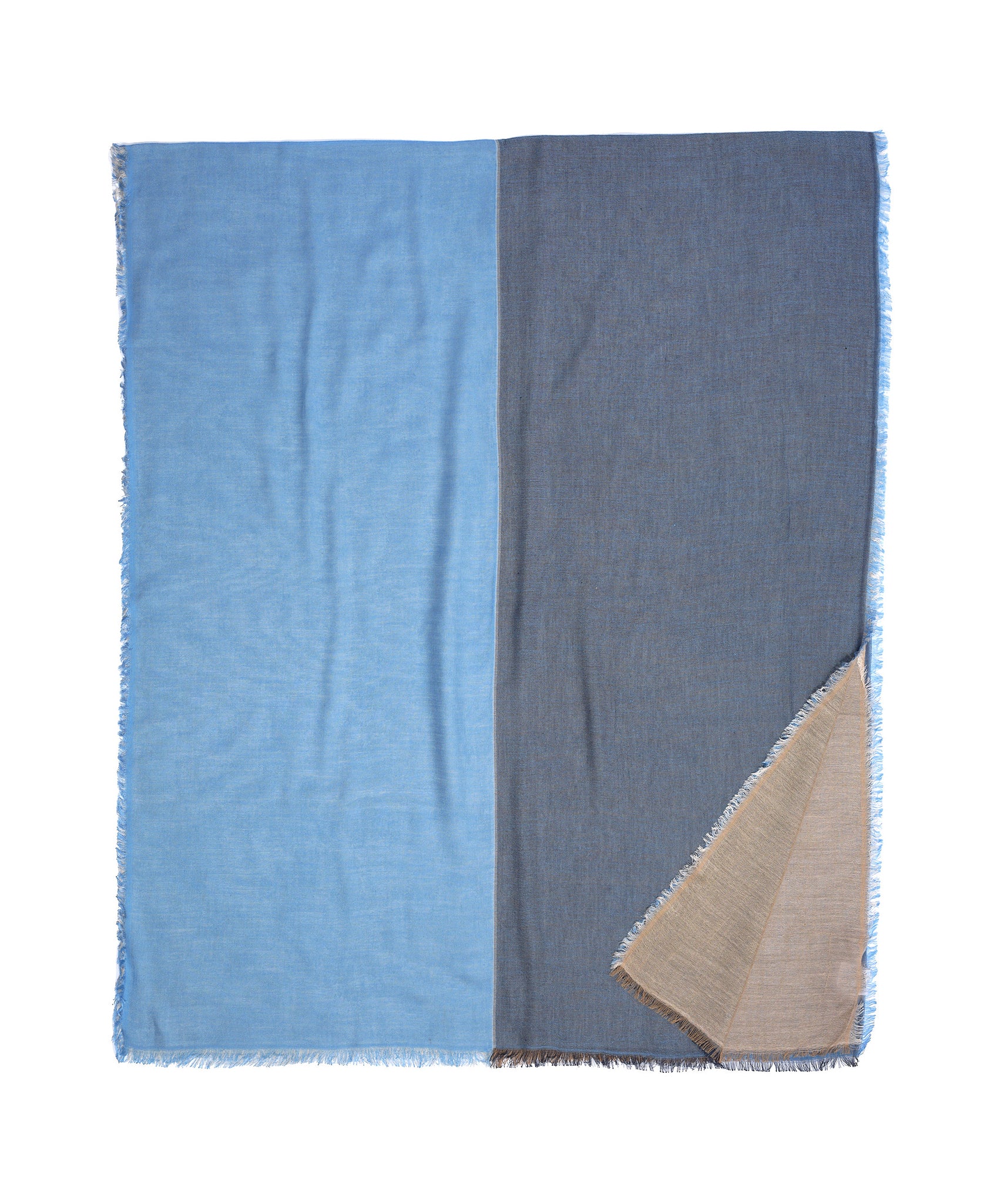 Hemisphere Wrap in color Chambray