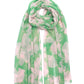 Moon Flower Sustainable Wrap in color Spring Green