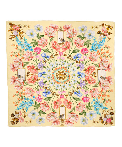 Flourish Silk Square in color Banana