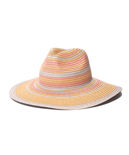 Striped Sun Hat in color Blue Gray
