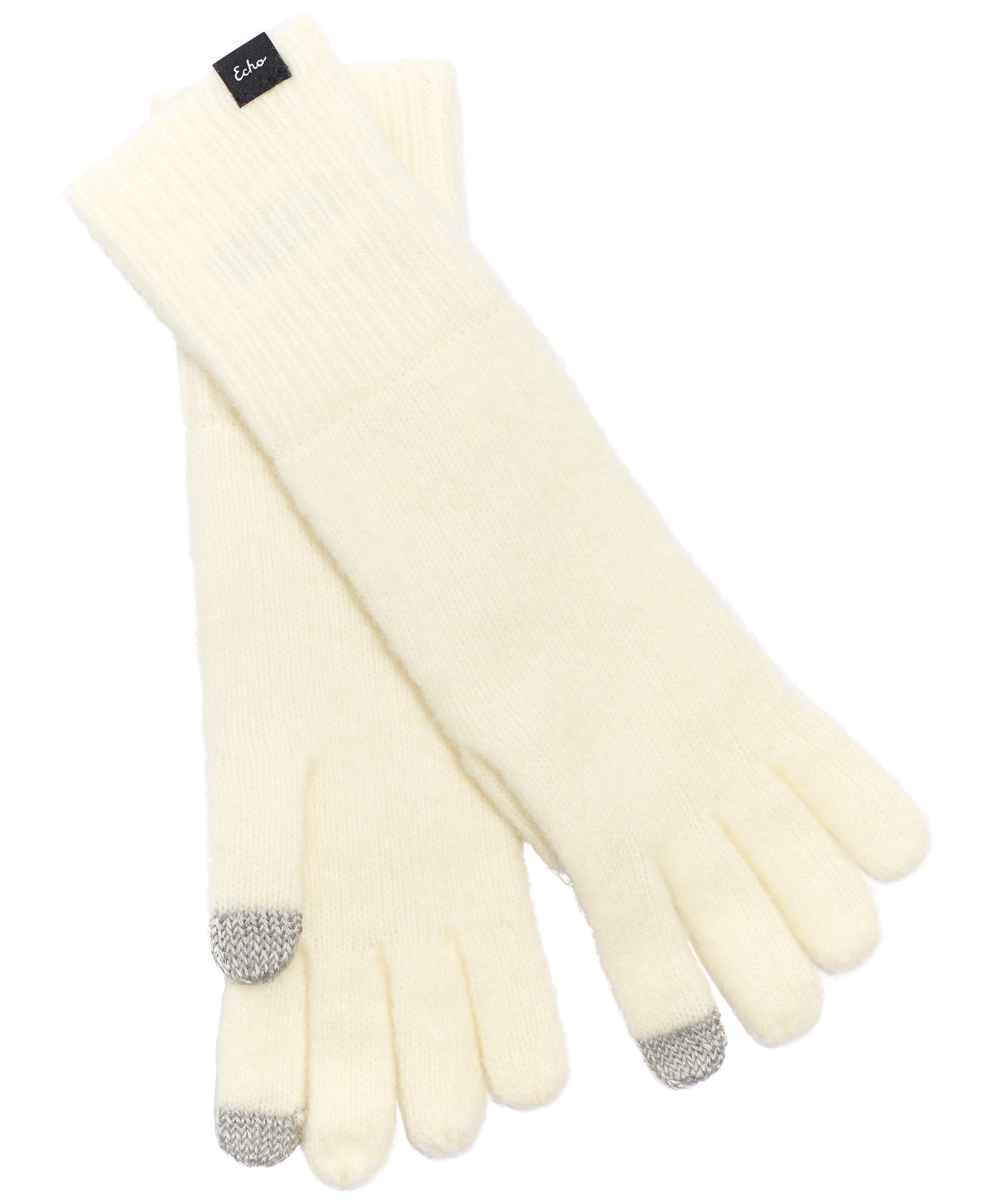 Rib Cuff Glove in color Cream